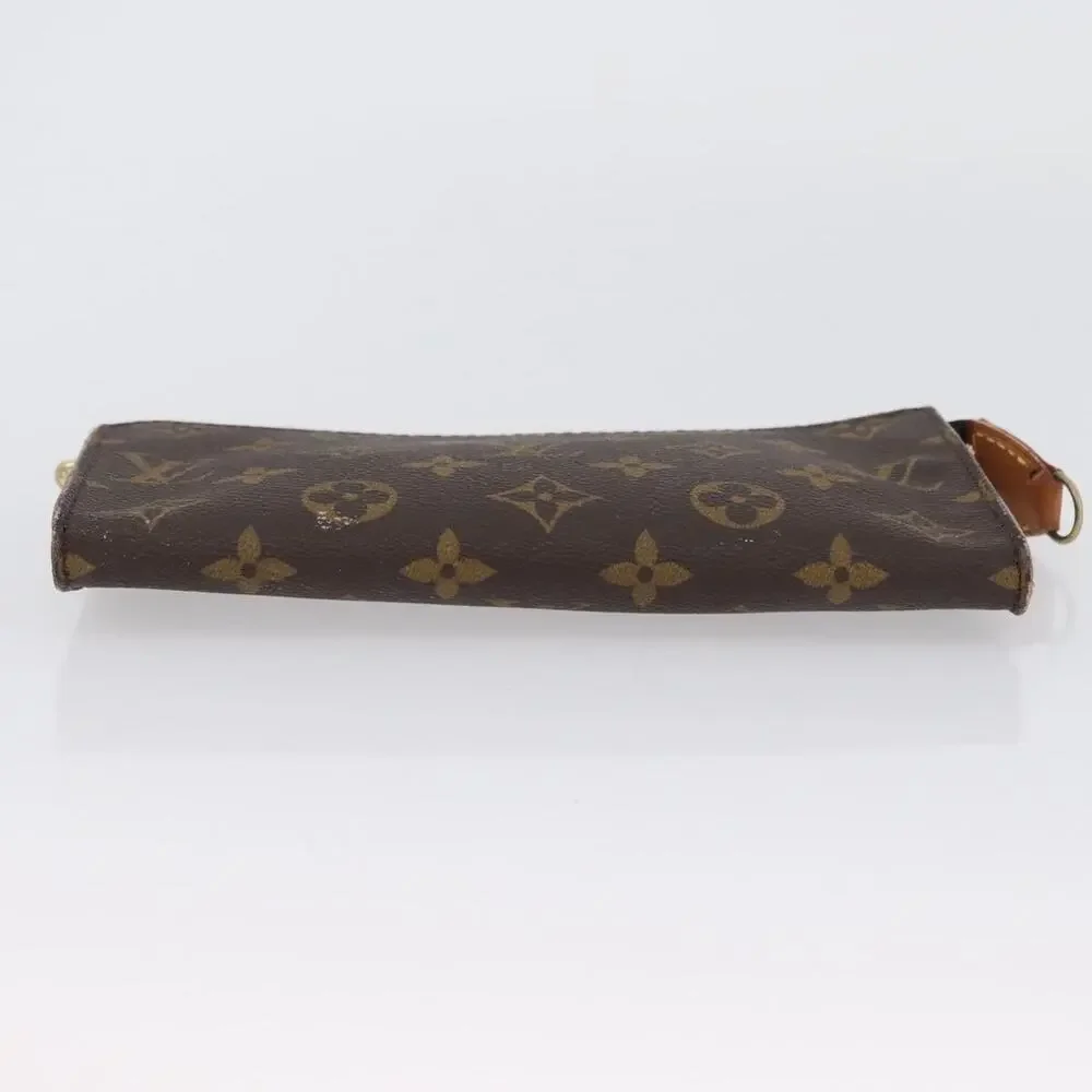 Louis Vuitton Monogram Bucket GM Accessory Pouch Brown